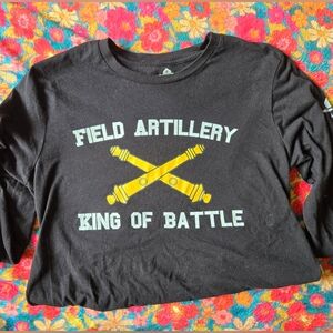 Field Artillery Mens Black Shirt ASMDSS
